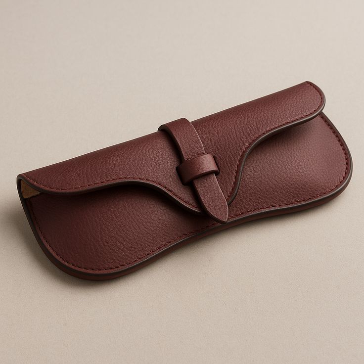 Leathern Oxblood Sunglass Case