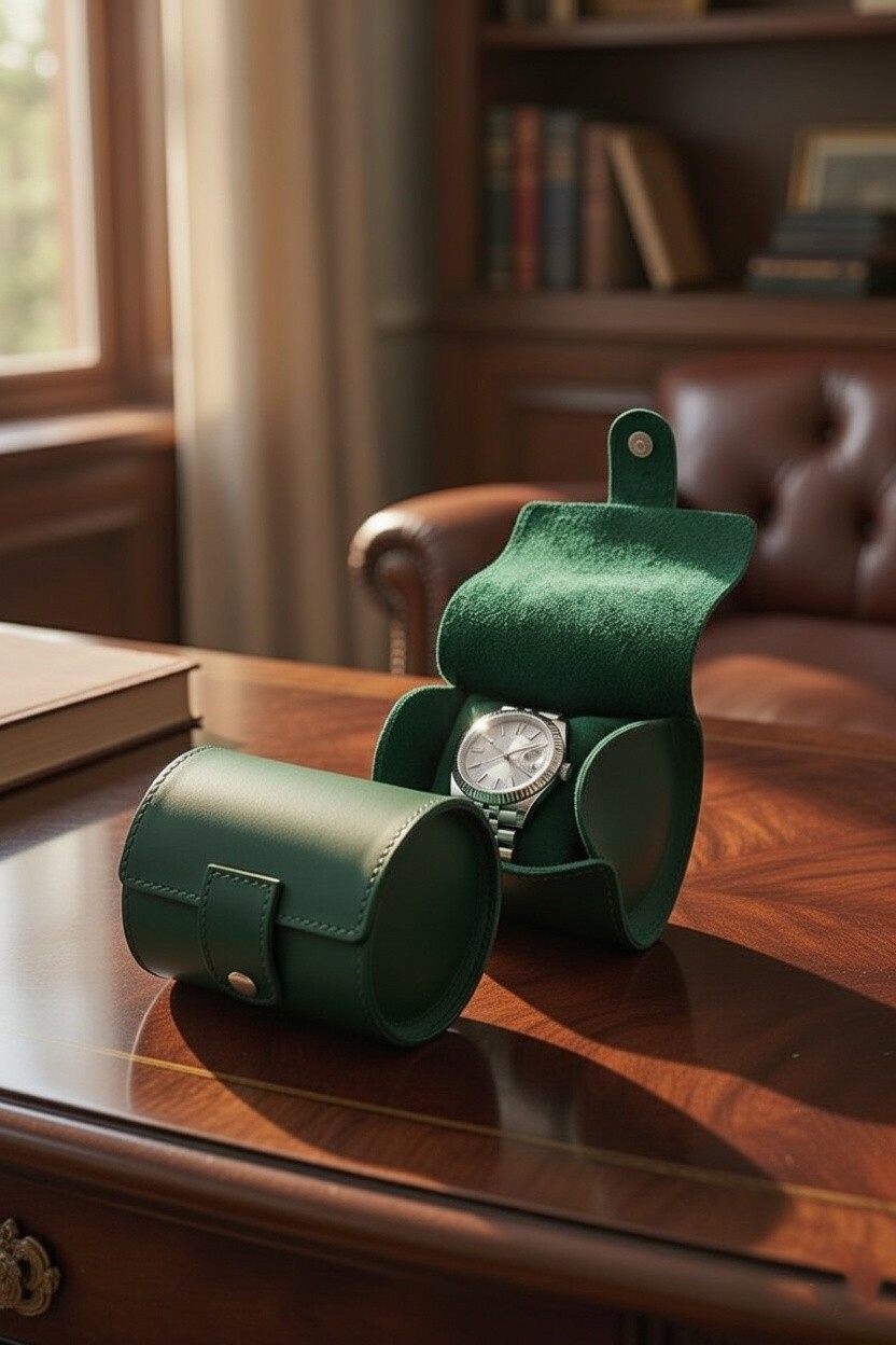 Emerald Sentinel Green Watch Case - Image 3