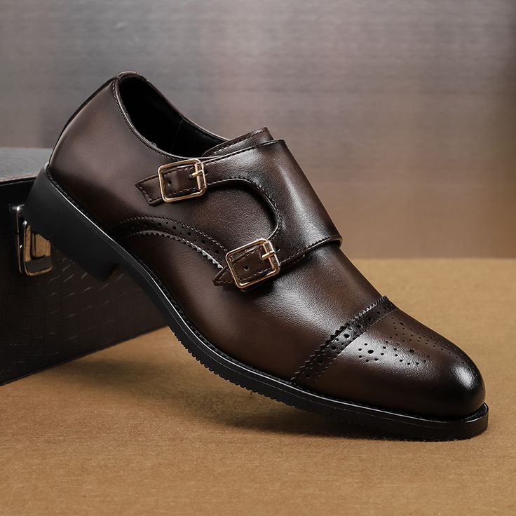 Chaussures d'affaires formelles de marque italienne pour hommes, richelieu en cuir Oxford, Coiffeur,