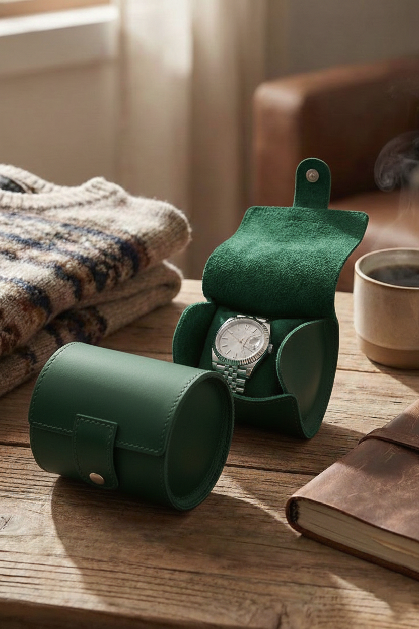 Emerald Sentinel Green Watch Case