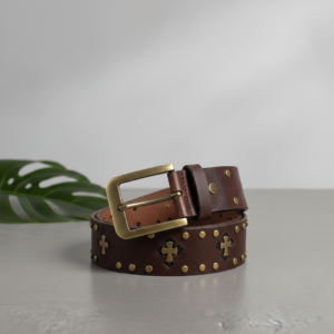 Gothic Punk Brown Belt