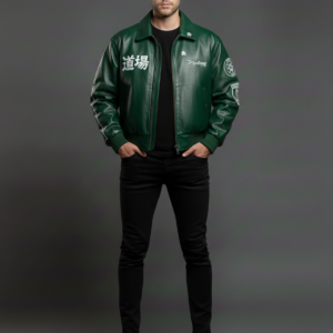 Hunter Green Bomber Jacket