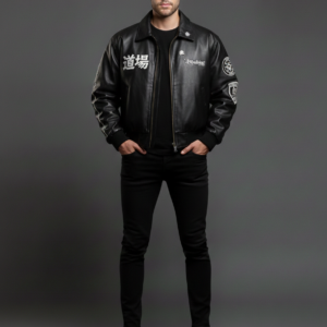 Men’s Black Leather Jacket