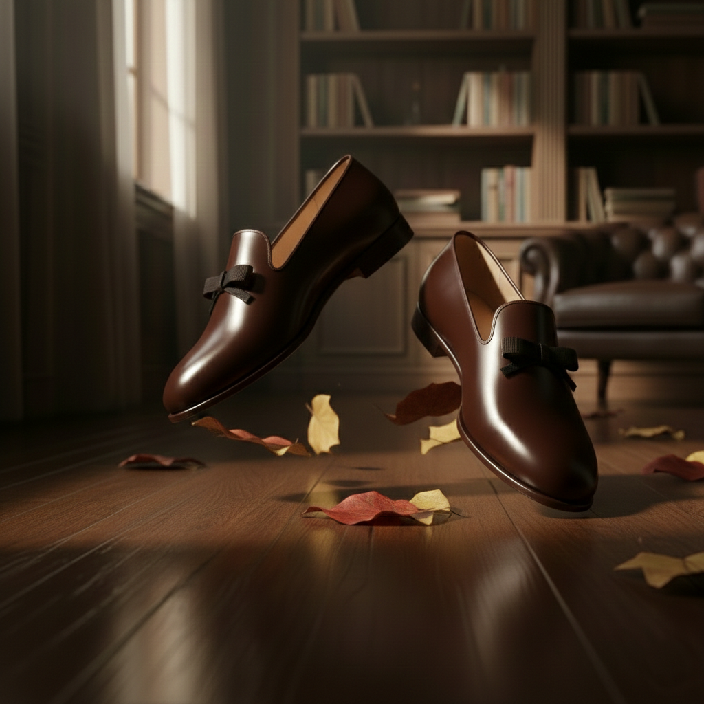 Opera Pumps Brown Shoe - Image 3