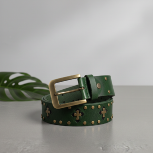 Gothic Punk Green Belt