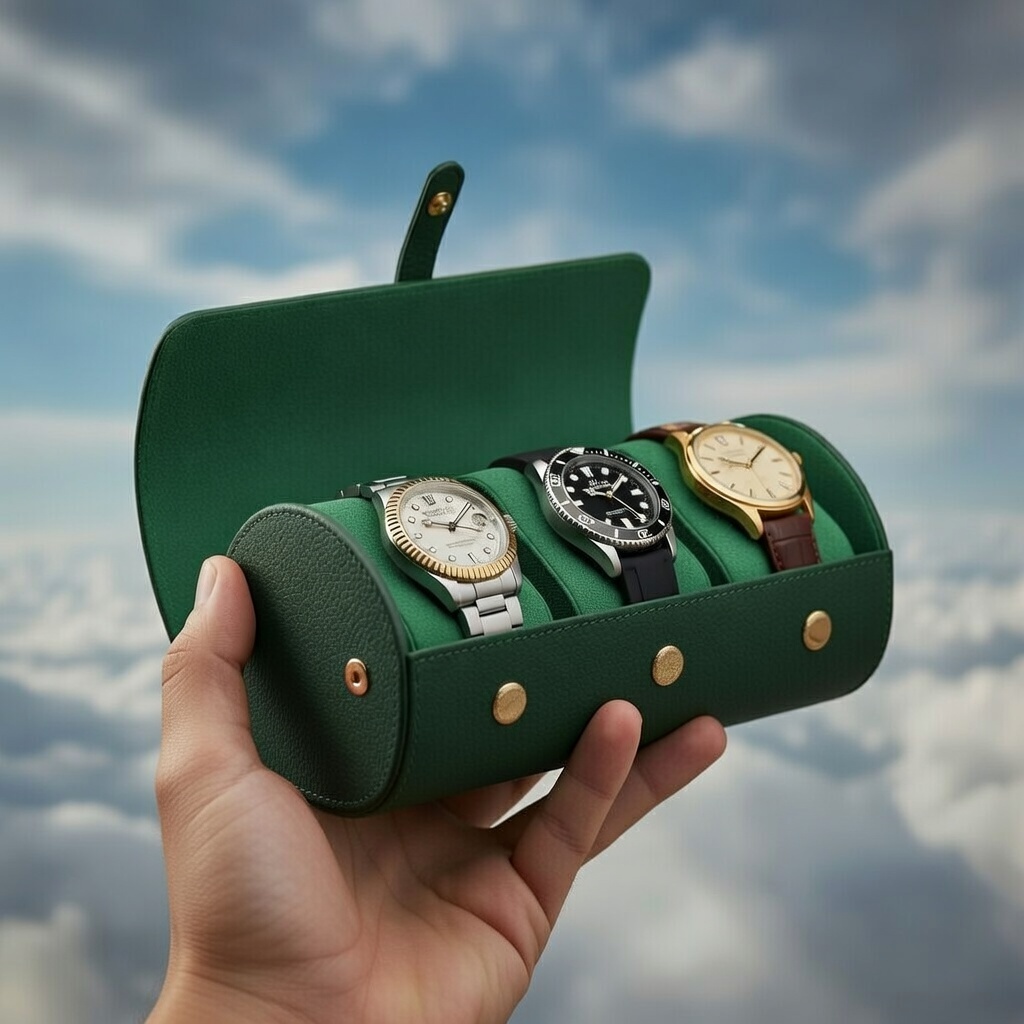 Heritage Green Travel Watch Case - Image 4
