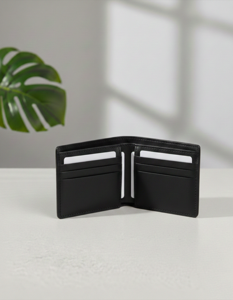 Black Leather Wallet