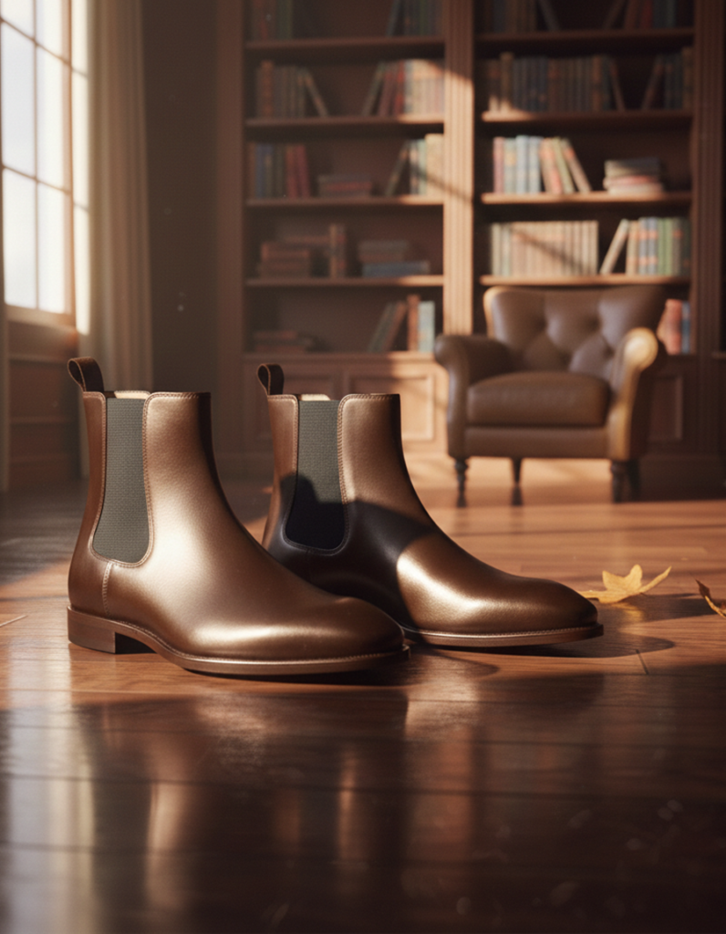 Premium Brown Chelsea Boots