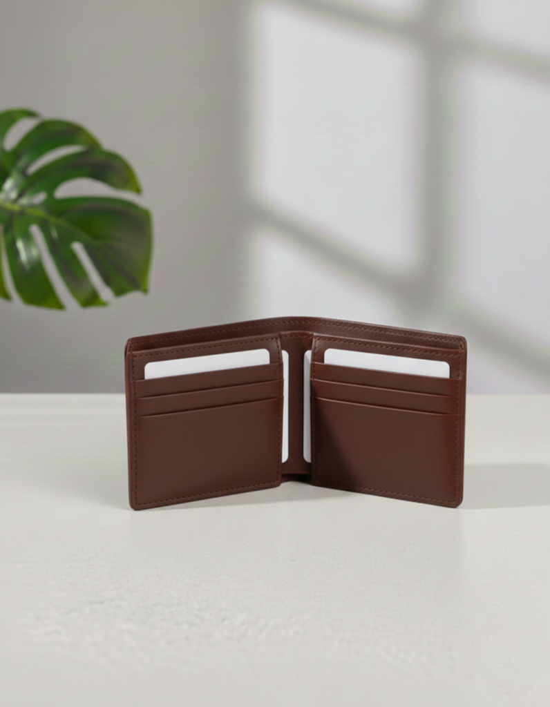 Dark Brown leather wallet