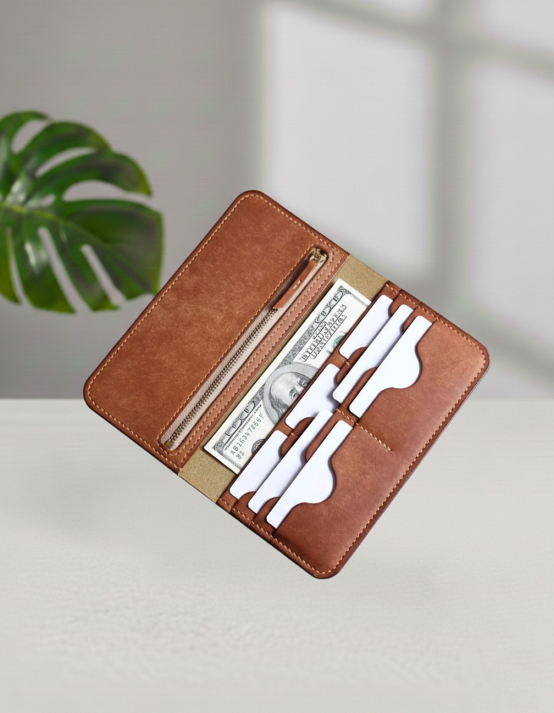 Men’s slim leather wallet